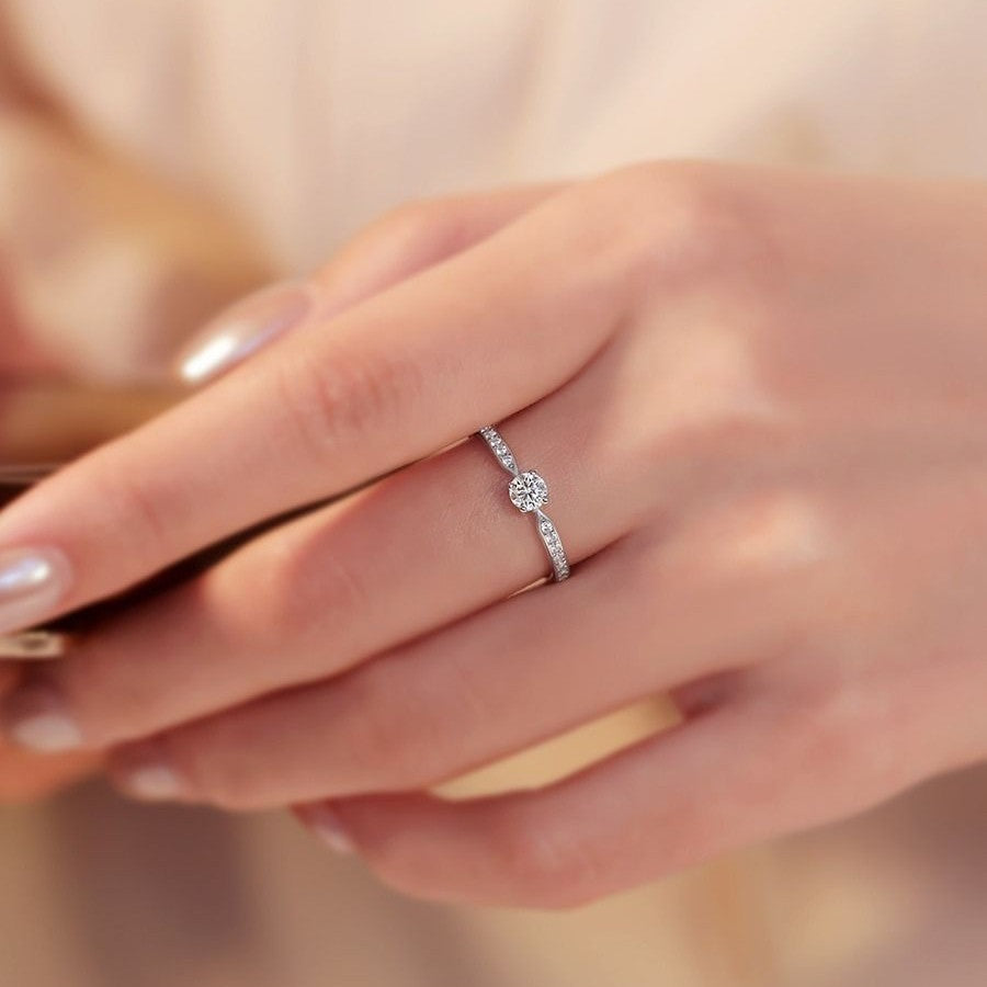 Damen Funktionsring mit funkelndem Zirkonia Shop Nory