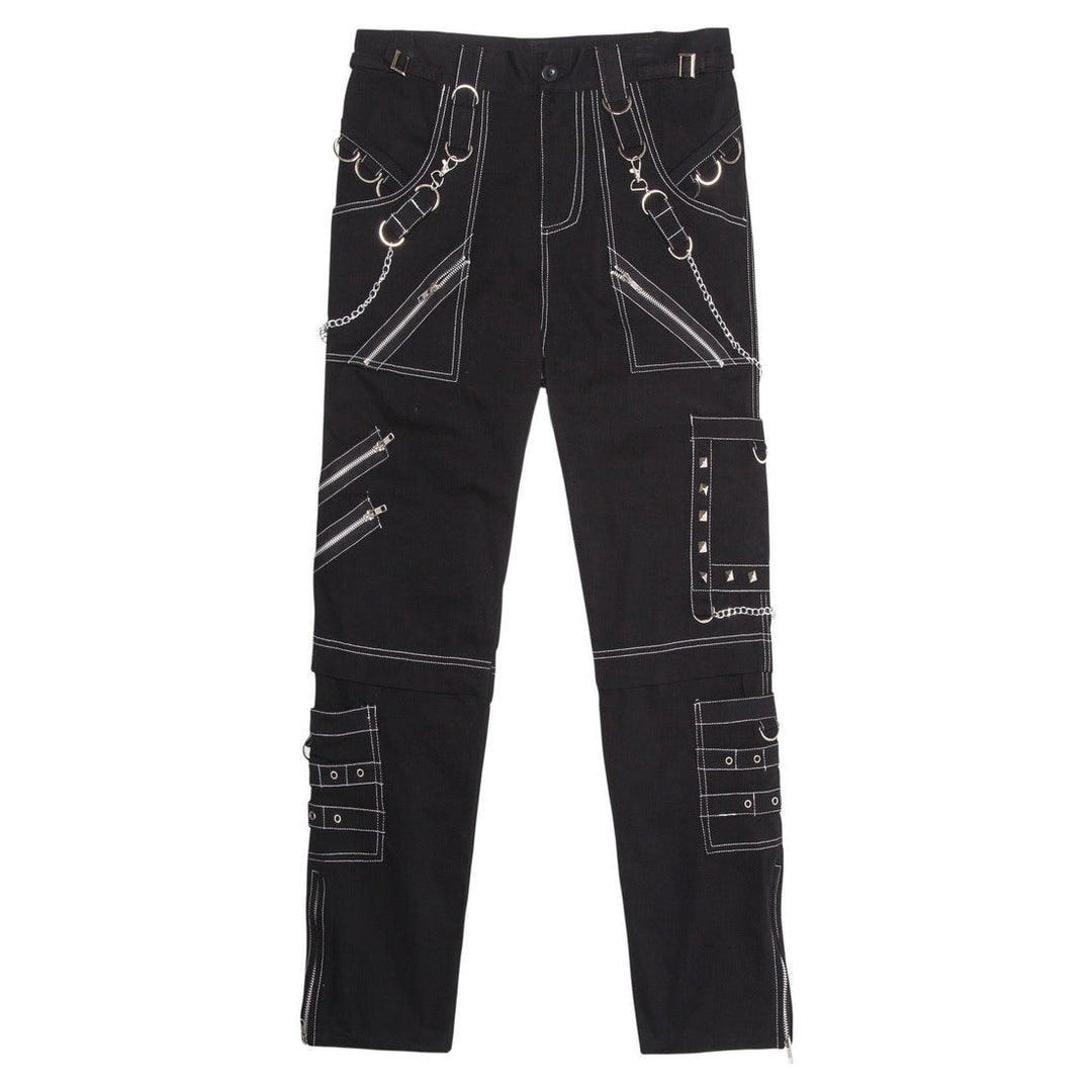 Herren Cargo-Hose mit Ketten-Details und praktischen Taschen