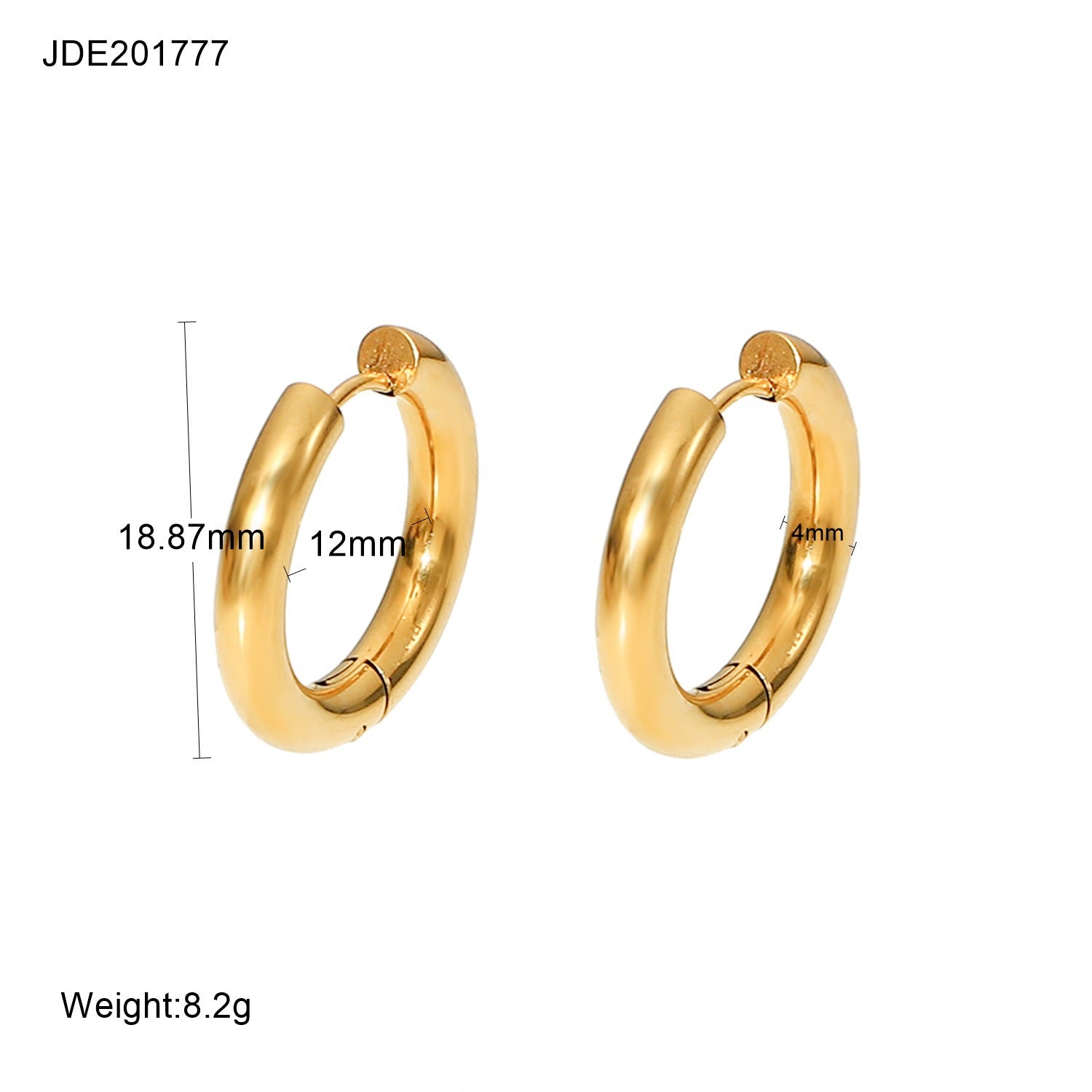 Damen Ohrhänger mit doppeltem Spiraldesign und hypoallergenem Edelstahl Shop Nory
