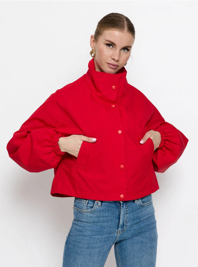 Damen Modische Oversized Jacke