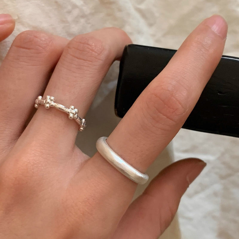 Damenring mit floralem Strukturdesign Shop Nory