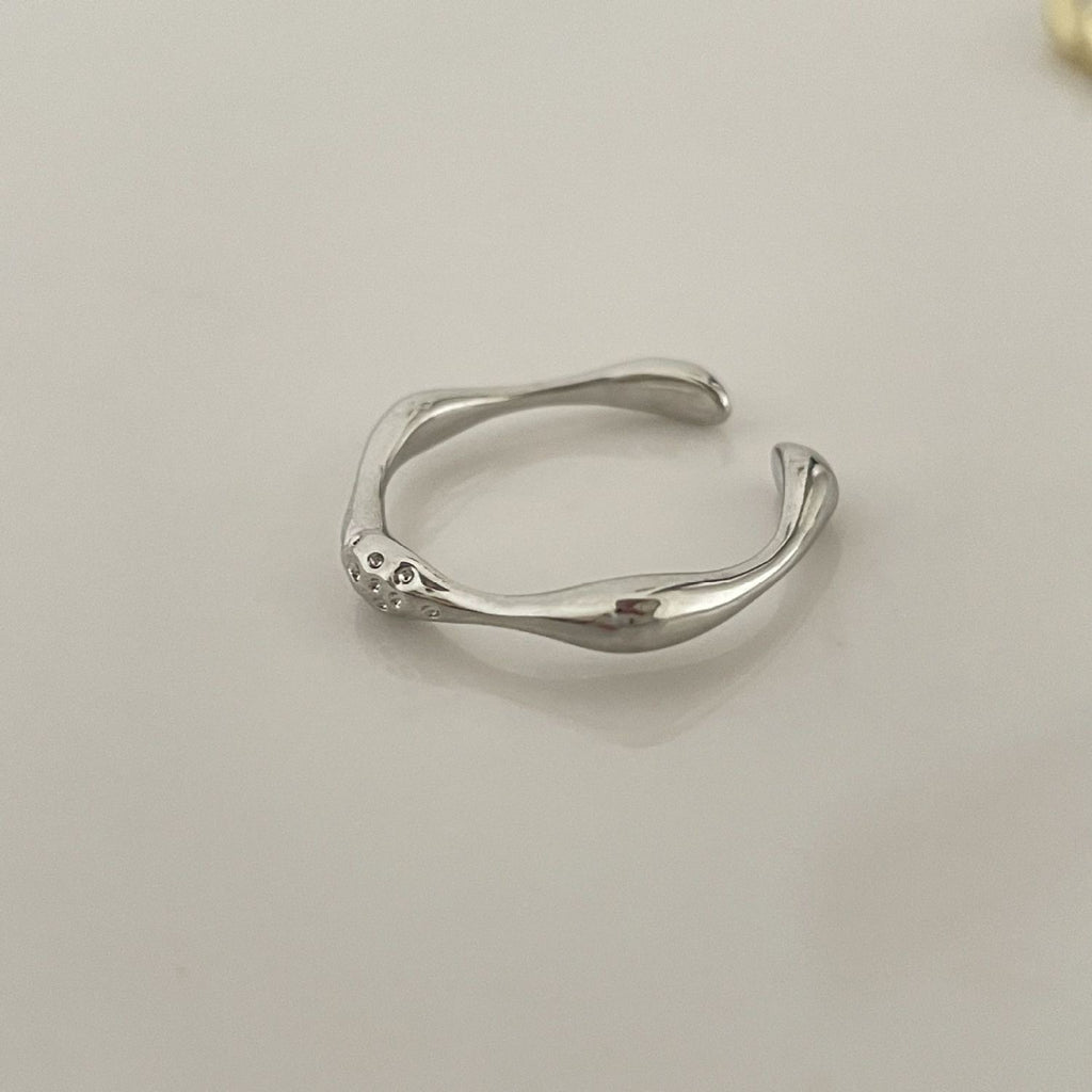 Damen Offener Ring mit kunstvollem, skulpturalem Design Shop Nory