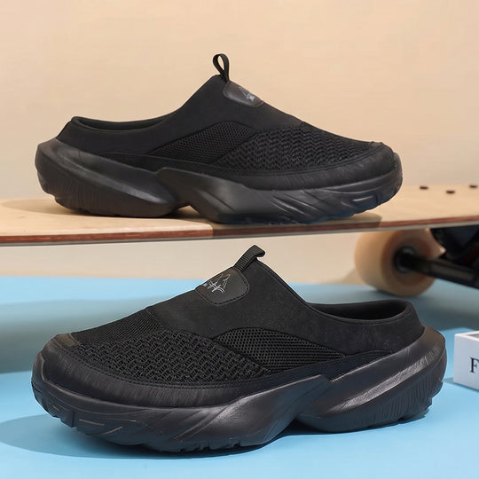 Unisex Slip-On Clog-Sneaker mit dicker Profilsohle und atmungsaktivem Mesh-Oberschuh Shop Nory