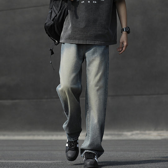 Herren Weitgeschnittene Jeans im urbanen Stil