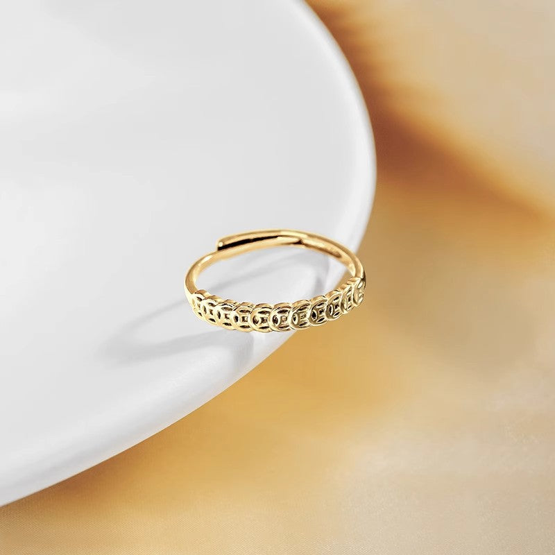 Damen Zierlicher Ring mit durchbrochenem Design Shop Nory