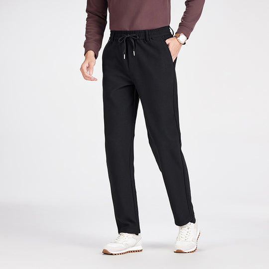 Herren Legere Jogginghose mit geradem Schnitt, elastischem Bund und umgeschlagenem Saum Shop Nory