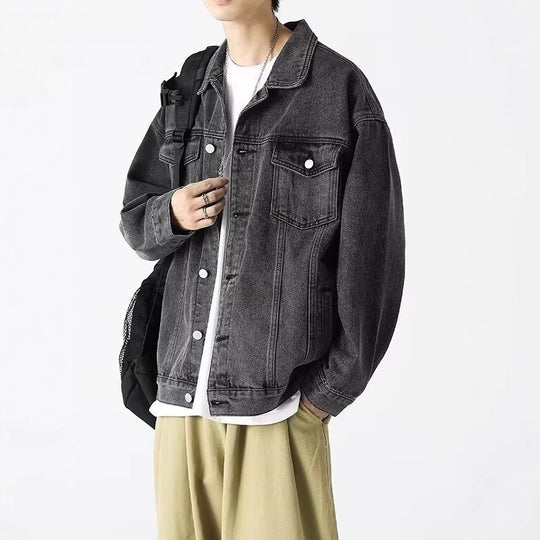 Herren Lässige Jeansjacke Shop Nory