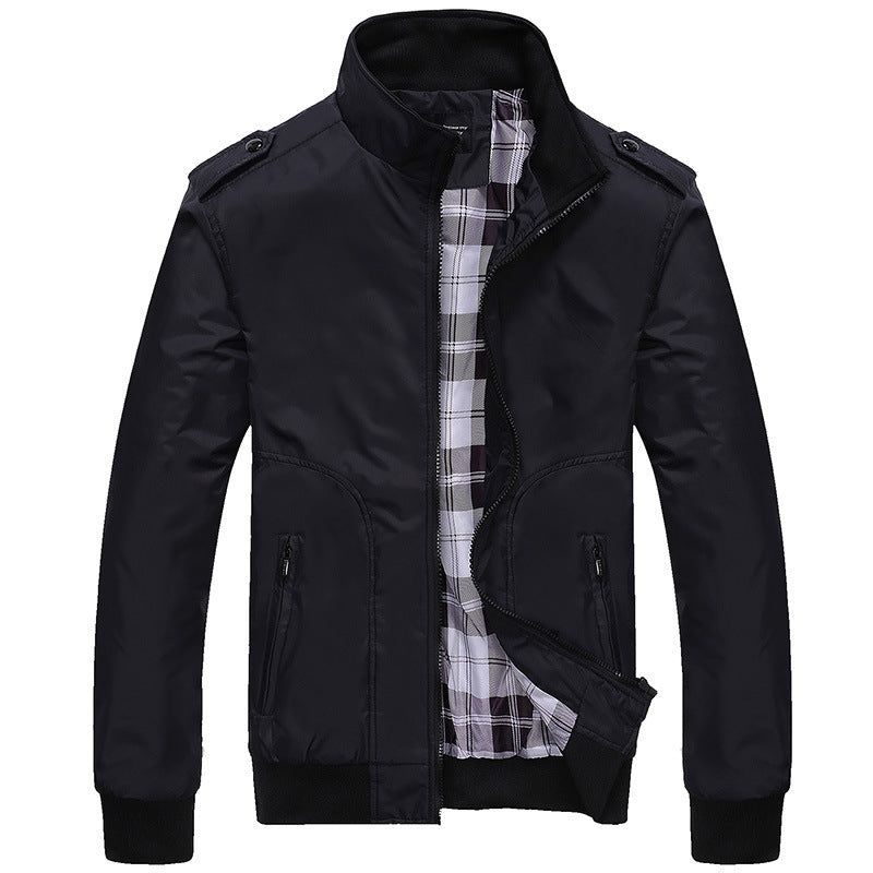 Herren Übergangsjacke mit hohem Kragen Shop Nory