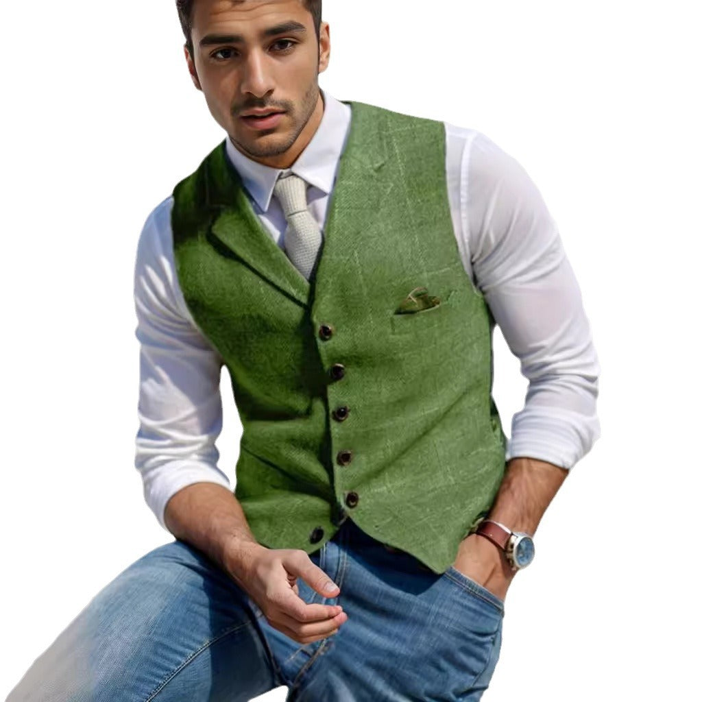 Herren elegante Weste im modernen Stil