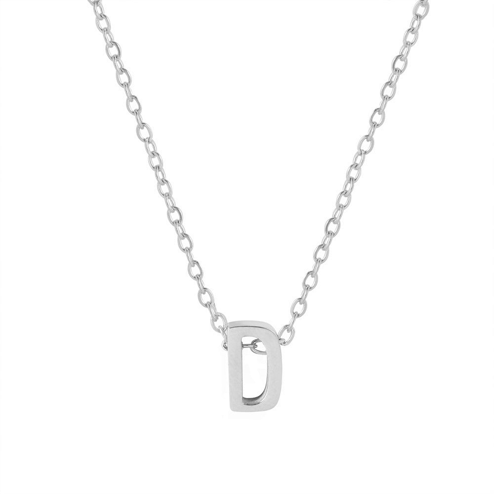 Damen personalisierte Initial Anhänger Halskette Shop Nory