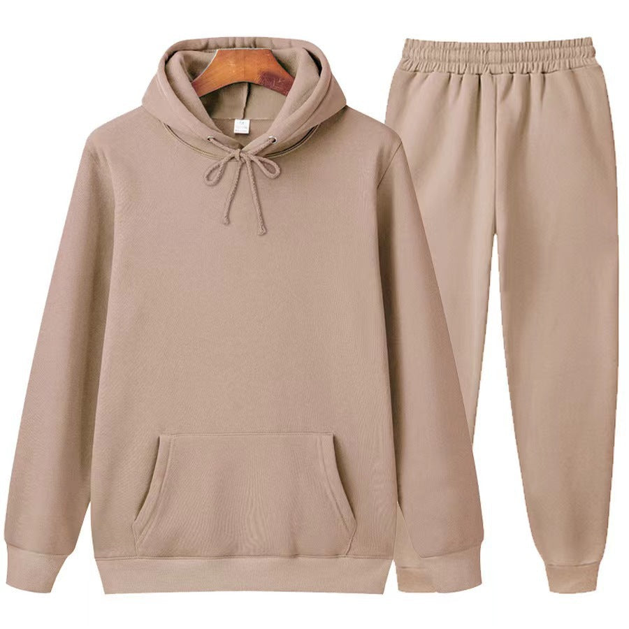 Damen nan tailliertes Hoodie- und Jogginghose-Set mit Kängurutasche, hohem Komfortbund und gerippten Knöchelbündchen Shop Nory