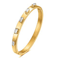 Damen Armreif mit elegantem Kristallbesatz Shop Nory