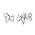 Damen Ohrringe im Schmetterlingsdesign mit funkelnden Zirkonia Shop Nory