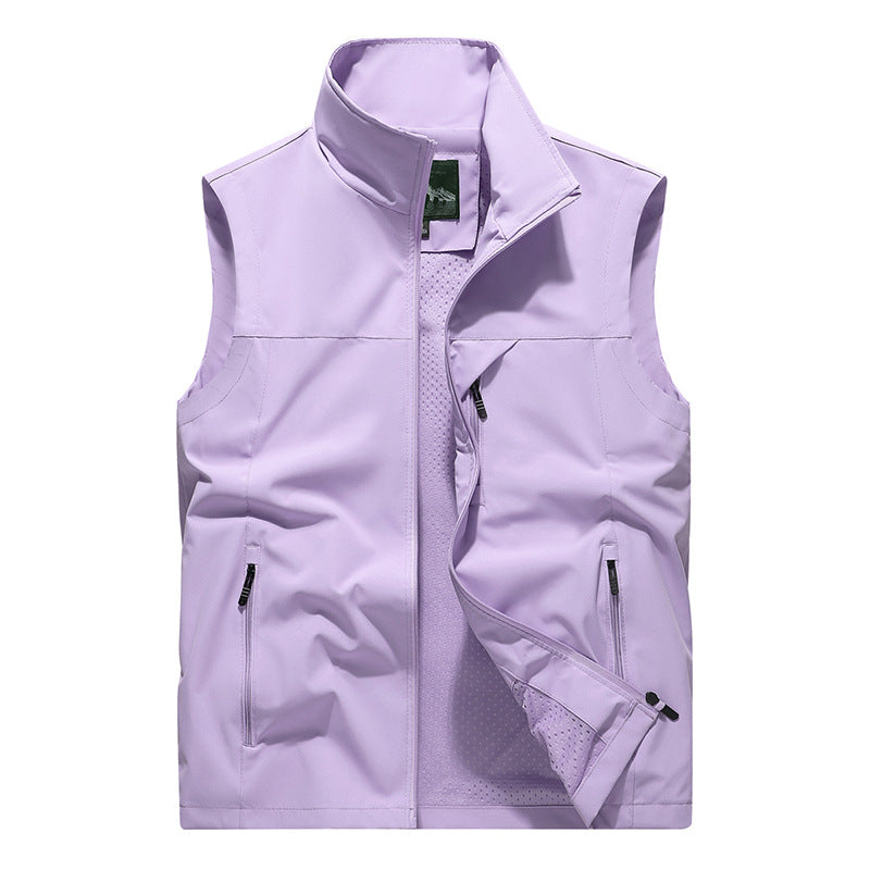 Herren Softshell-Outdoorweste mit winddichter Mikrofaserschale, Mesh-Innenfutter und Reißverschlusstaschen Shop Nory