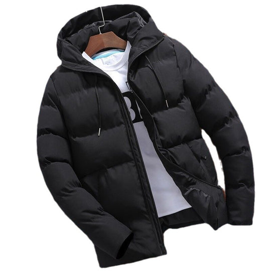 Herren wattierte Kapuzen-Winterjacke mit wasserabweisender Außenhülle und gesteppter Isolierung Shop Nory