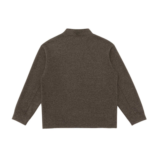 Herren Halbzip-Sweatshirt mit Stehkragen und Kontrastnaht Shop Nory