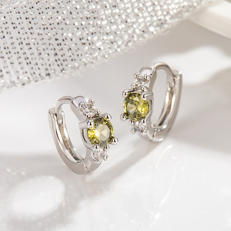 Damen Ohrstecker mit funkelndem Kristall und elegantem Design Shop Nory