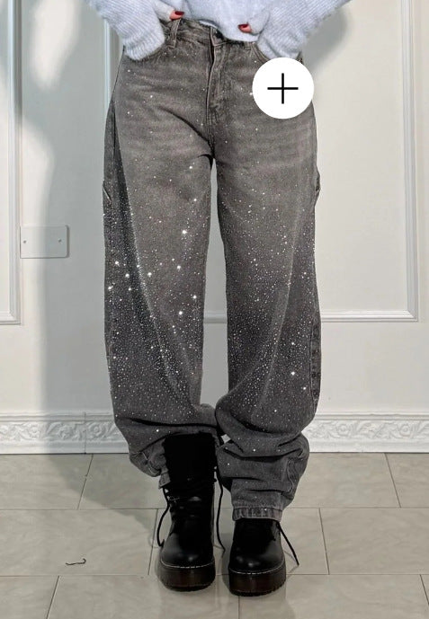 Damen Jeans mit Diamant-Optik & Klassischem Schnitt | ShopNory