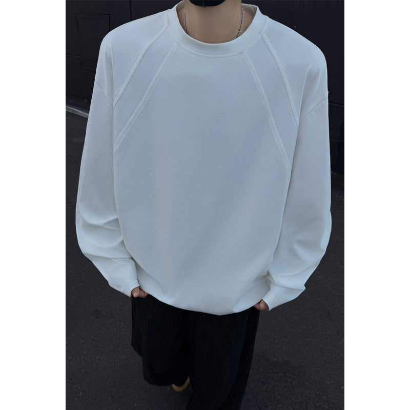 Herren Oversize Rundhals‑Sweatshirt mit Raglanärmeln und cleanem Minimaldesign Shop Nory