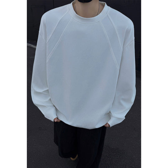 Herren Oversize Rundhals‑Sweatshirt mit Raglanärmeln und cleanem Minimaldesign Shop Nory
