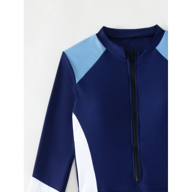 Damen Sportlicher Neoprenanzug mit hohem Kragen