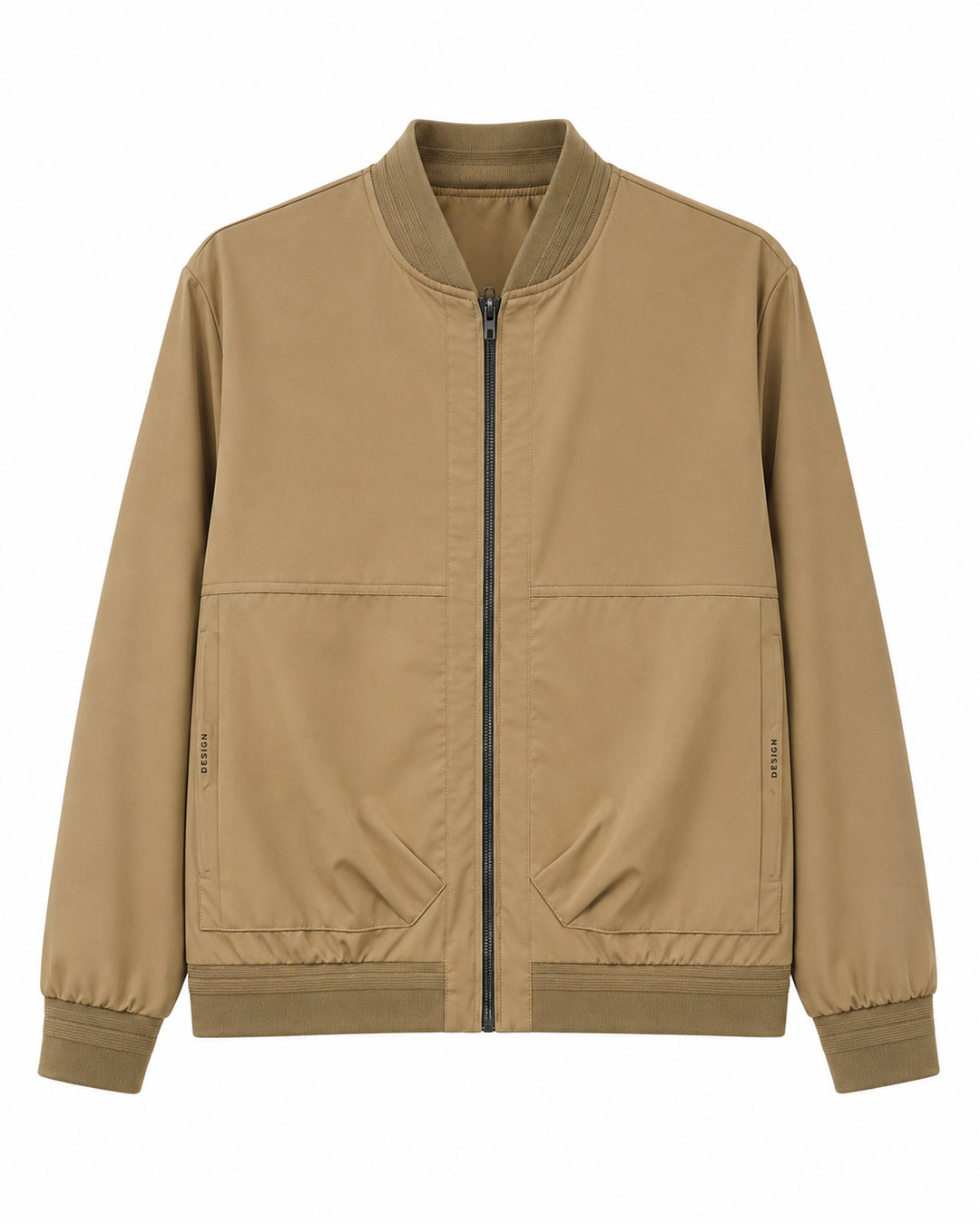 Herren Urbaner leichter Bomber mit durchgehendem Reißverschluss und Rippbündchen Shop Nory