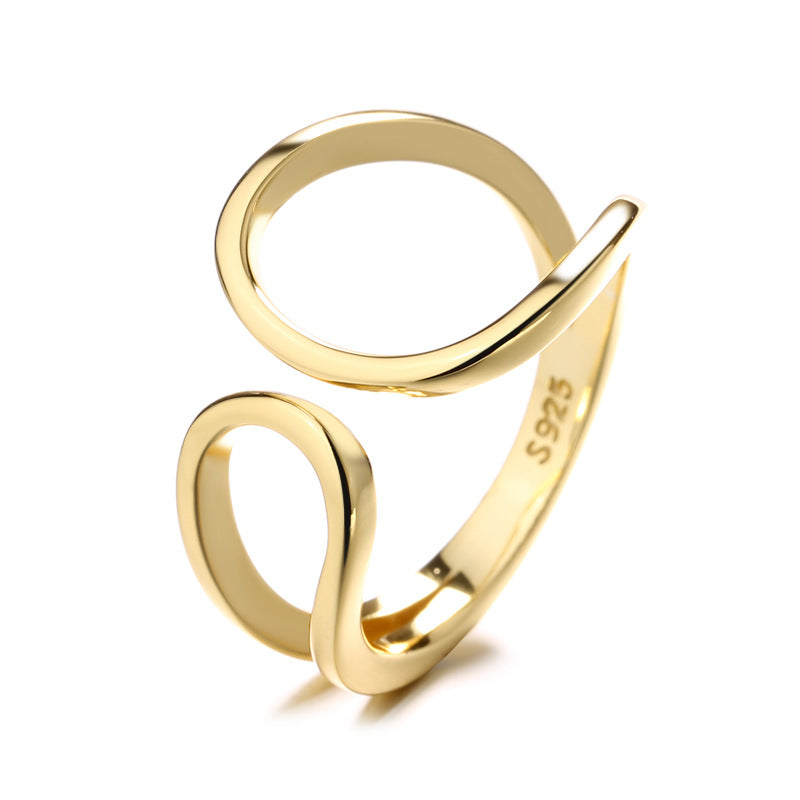 Damen Ring mit modernem und fließendem Design Shop Nory