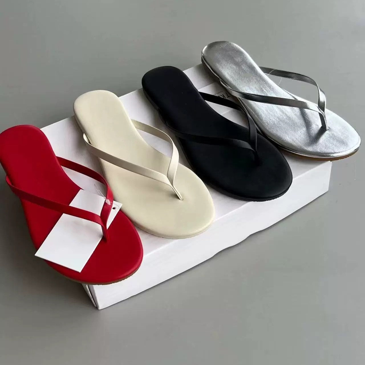 Damen Zehentrenner Sandalen mit ergonomischem Fußbett und flexibler Sohle