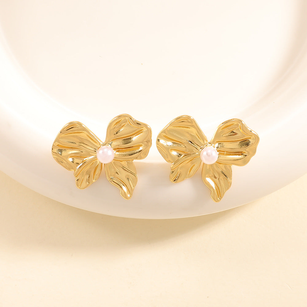Damen Ohrringe im eleganten Orchideen-Design Shop Nory