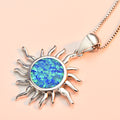 Damen Sonnenanhänger mit kunstvollem Opal-Design Shop Nory