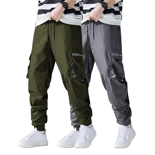 Herren Utility‑Cargohose im Joggerstil mit Multifunktions‑Taschen und Kordelbund Shop Nory