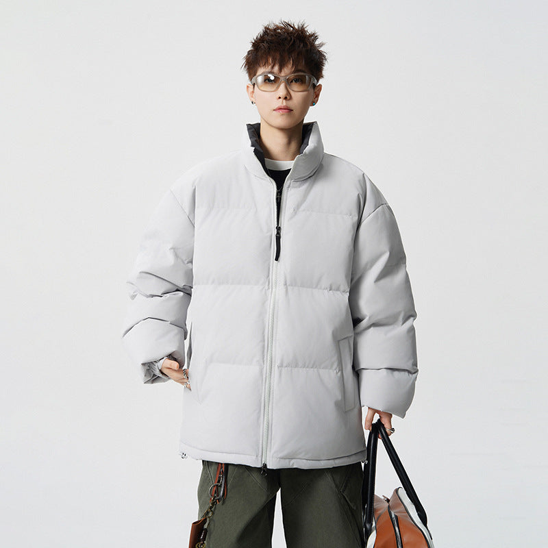 Herren Kurz geschnittene Oversize Steppjacke mit hohem Kragen Shop Nory