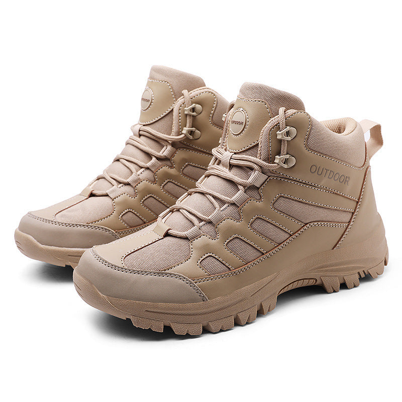 Damen Stabile und wetterfeste Wanderschuhe mit hohem Schaft