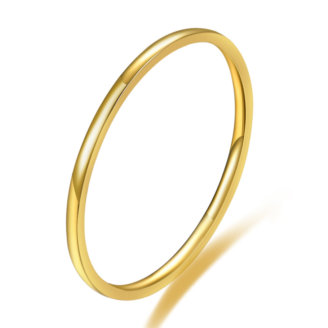 Damen minimalistischer Edelstahlring Shop Nory
