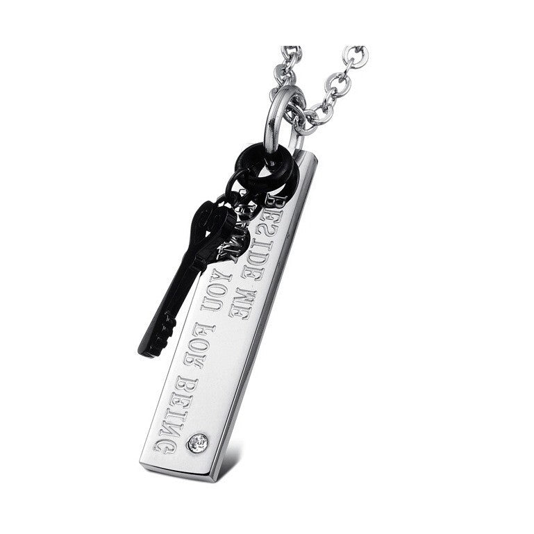 Damen Halskette mit personalisierbarem Schlüsselanhänger Shop Nory