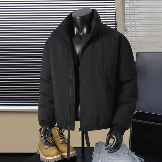 Herren Thermo‑isolierte Kurzblouson‑Jacke mit Stehkragen und Tunnelzugbund Shop Nory