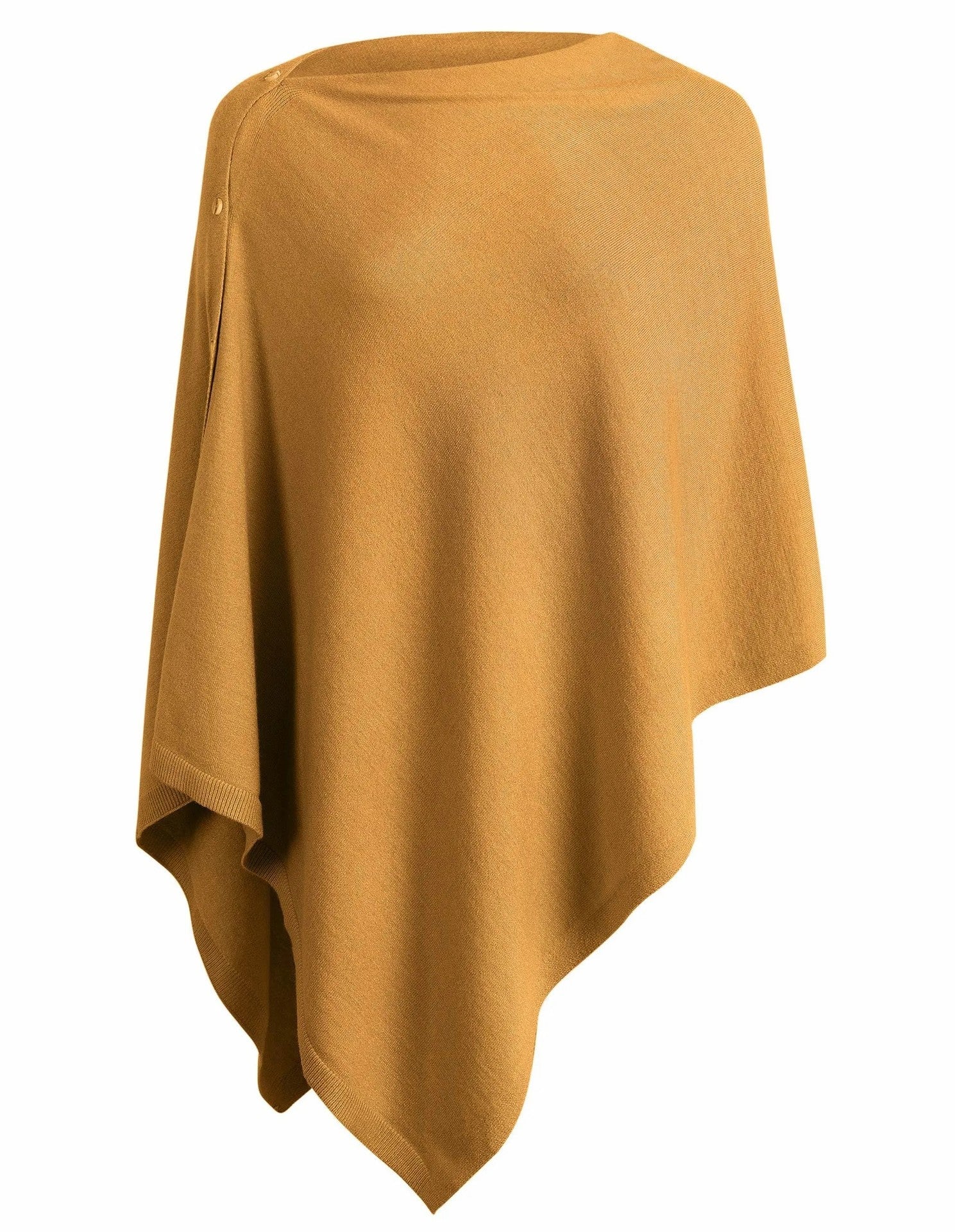Damen vielseitiger Poncho aus hochwertiger Materialmischung