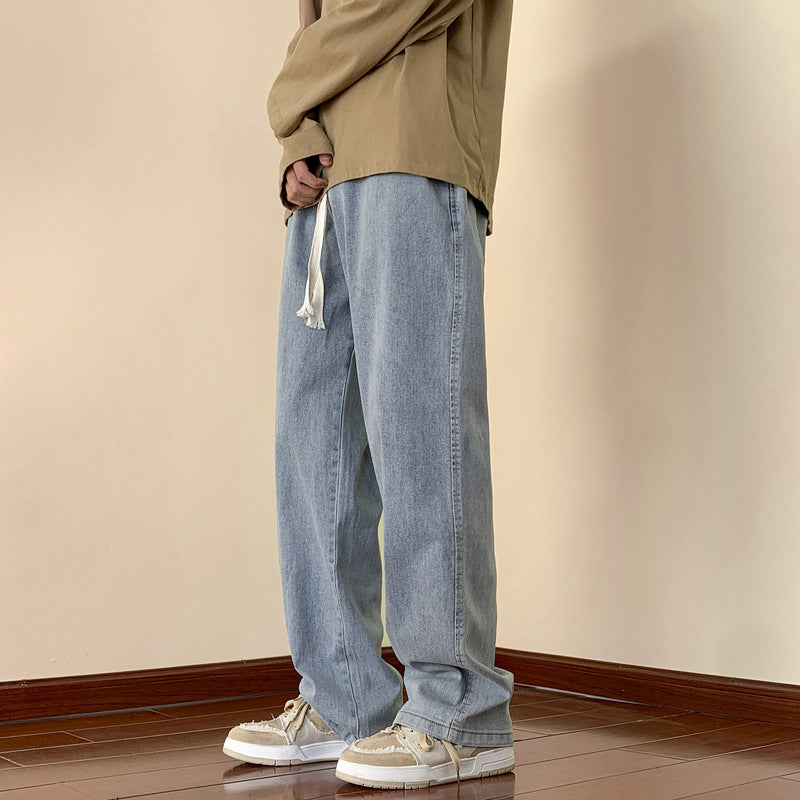 Herren Bequeme Denim-Hose mit elastischem Bund Shop Nory