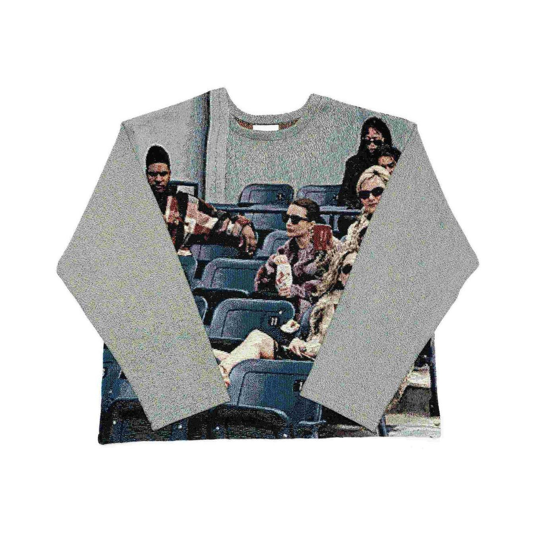 Damen Modischer Sweatshirt mit einzigartigem Artwork