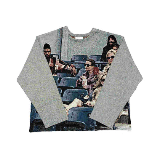 Damen Modischer Sweatshirt mit einzigartigem Artwork