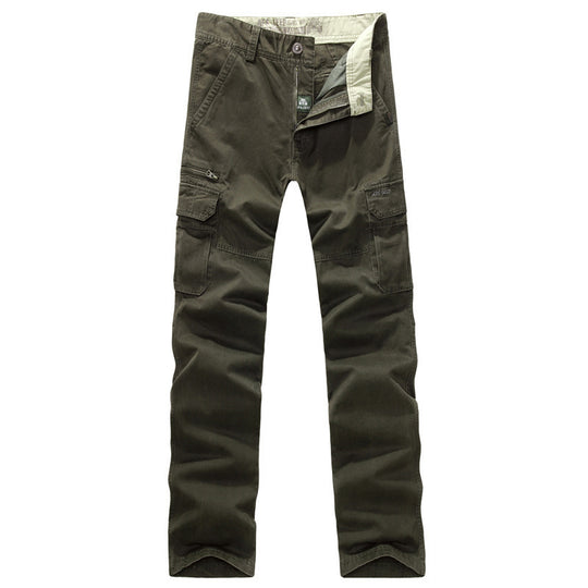 Herren Robust-elastische Canvas-Cargohose mit verstärkten Kniepartien und Multifach-Taschen Shop Nory