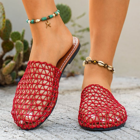 Damen Atmungsaktive und flexible Freizeit-Slipper