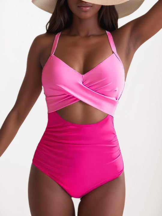 Damen Cut-Out Badeanzug