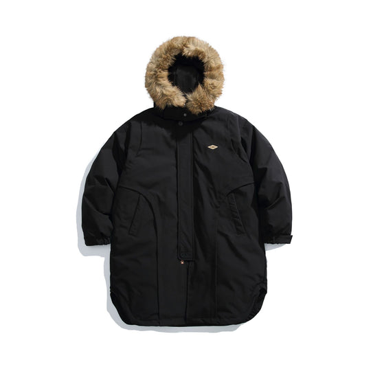 Herren Gefütterter Winterparka mit abnehmbarer Kunstfellkapuze Shop Nory