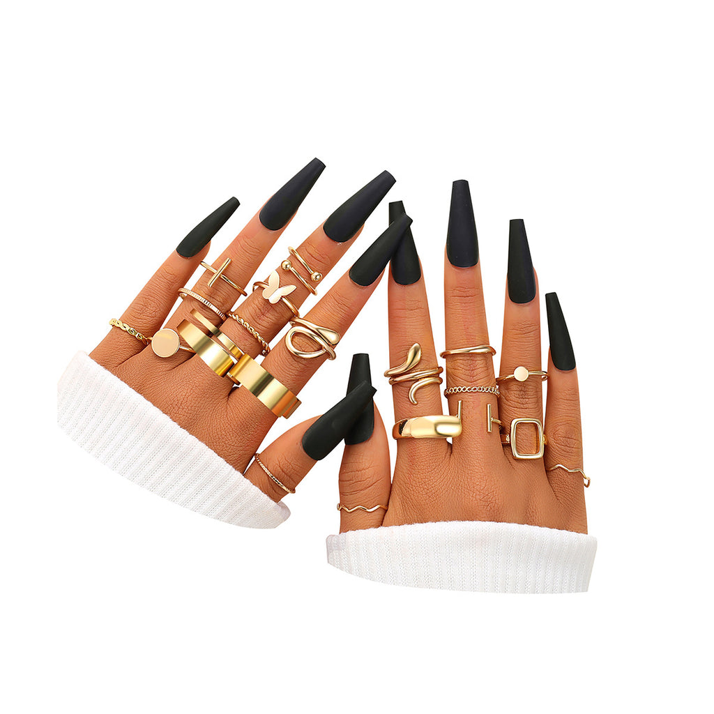 Damen Ring-Set mit filigranen und modischen Designs Shop Nory