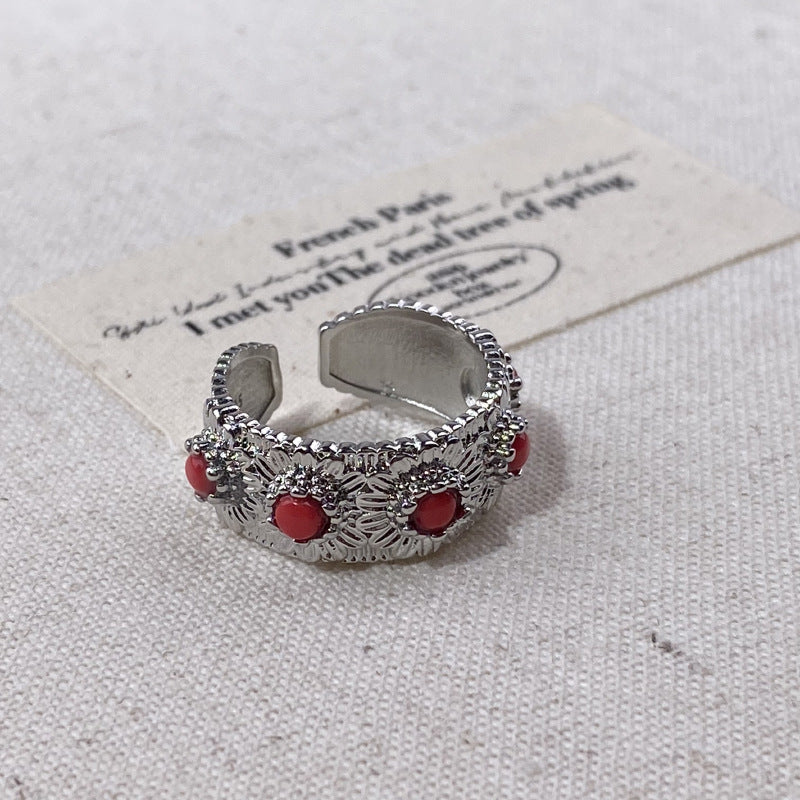 Damenring mit kunstvollem Diamantmuster und feiner Detailverarbeitung Shop Nory