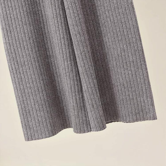 Damen Bequeme Rippstrickhose mit Kordelzug Shop Nory