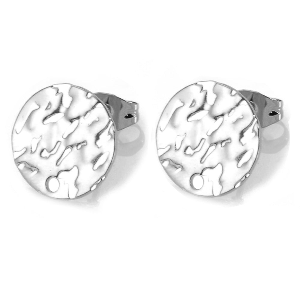 Damen Ohrstecker mit strukturiertem Runddesign Shop Nory