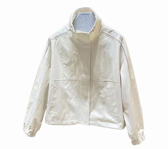Damen Modische Freizeitjacke mit hohem Kragen Shop Nory
