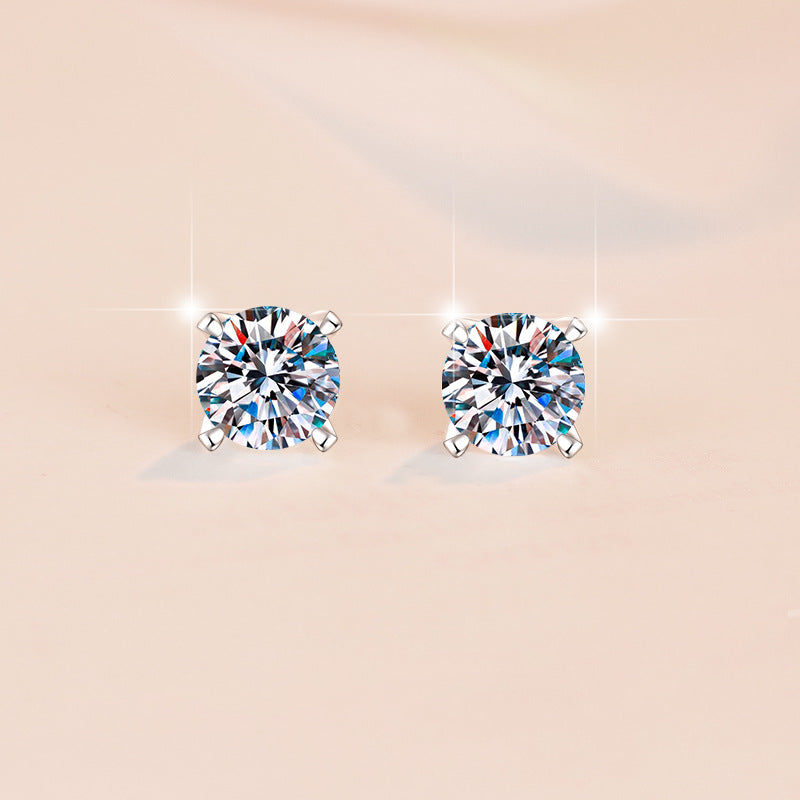 Damen Ohrstecker mit strahlend gelben Zirkonia und eleganter Fassung Shop Nory